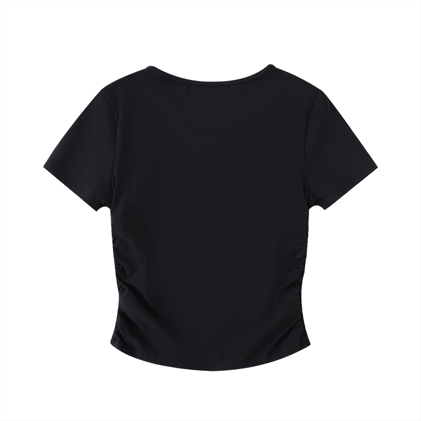 Ruched Rune Butterfly Bodycon Crop Top