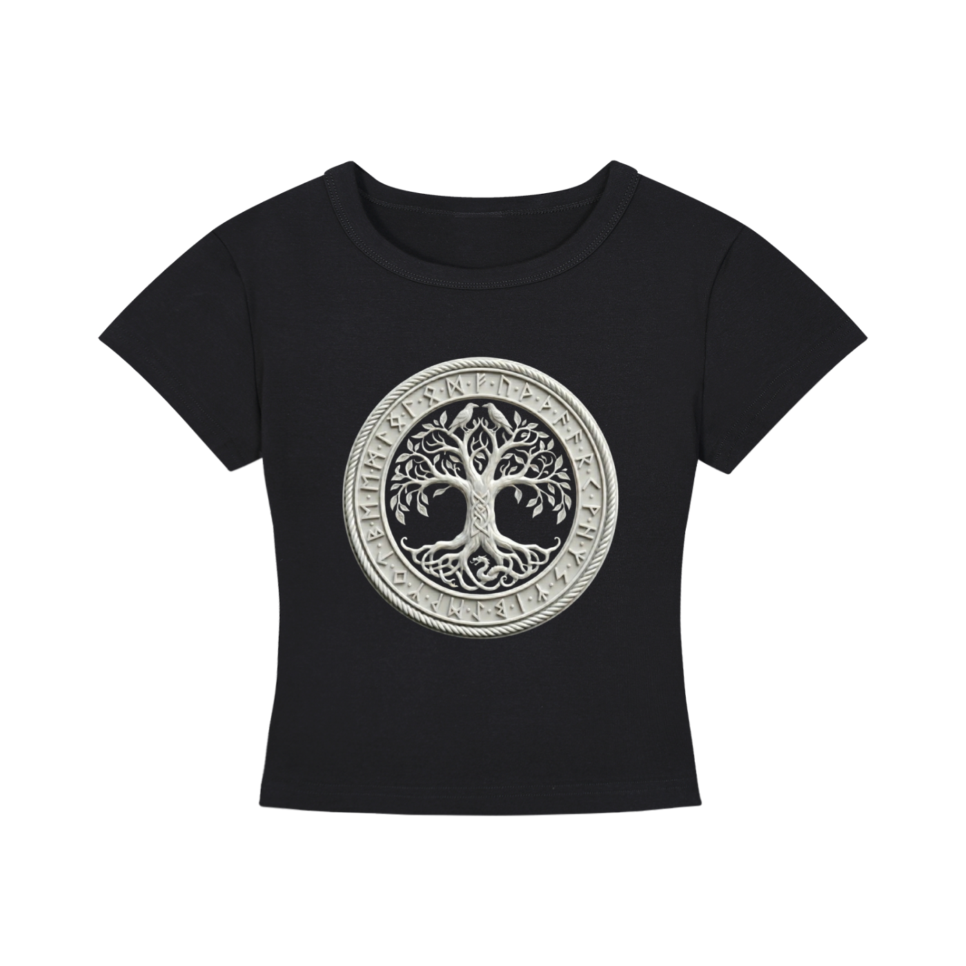 Women's Yggdrasil Cropped T-Shirt