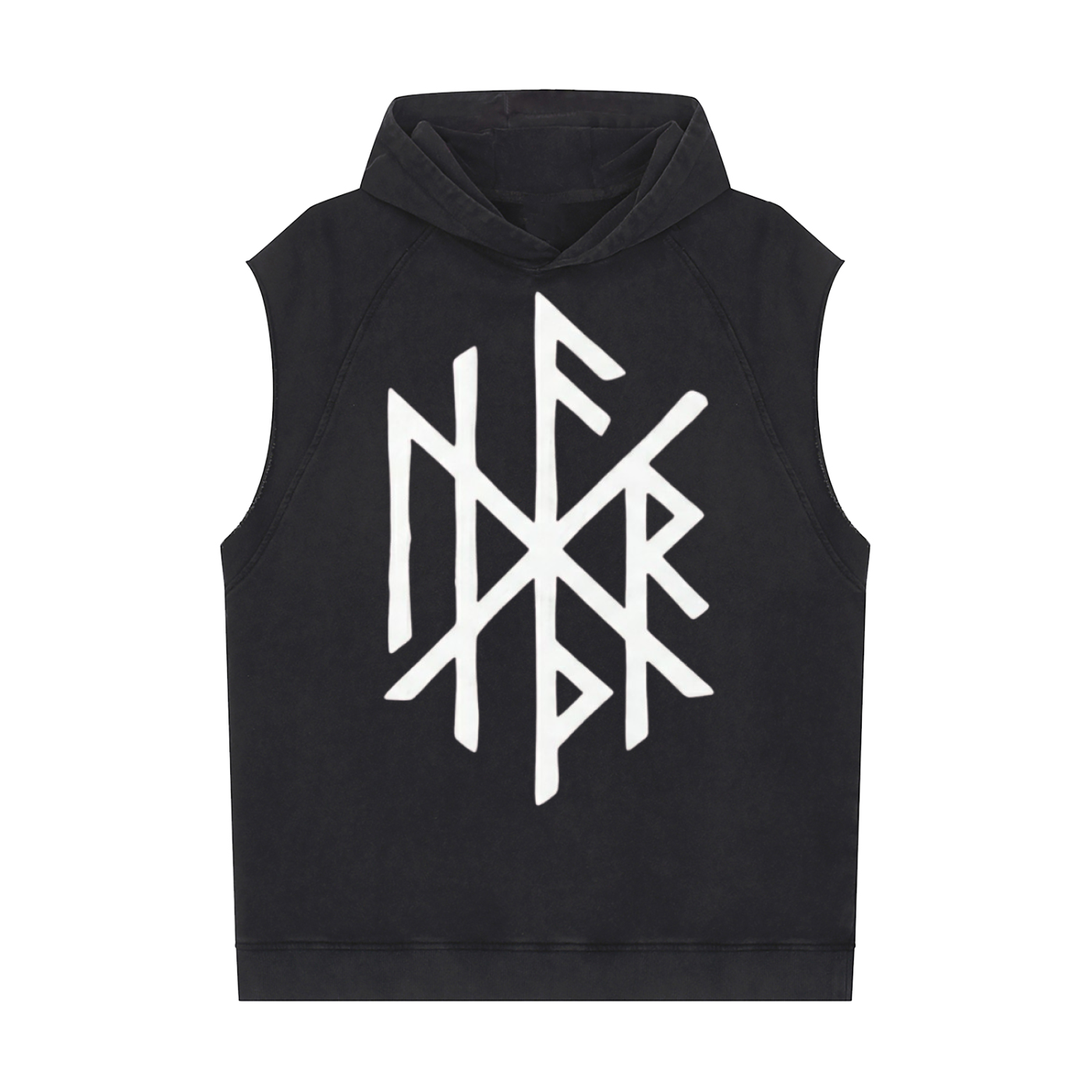 Odin Bindrune Sleeveless Hoodie