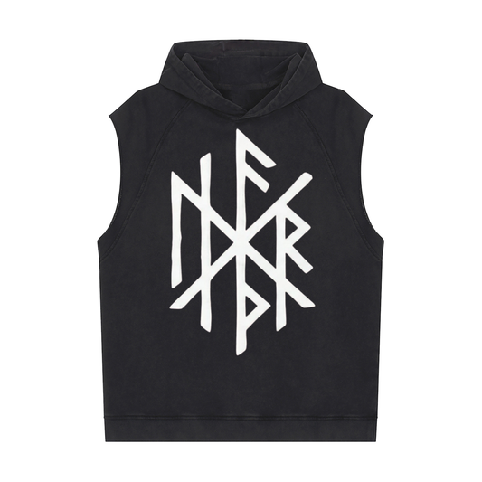 Odin Bindrune Sleeveless Hoodie