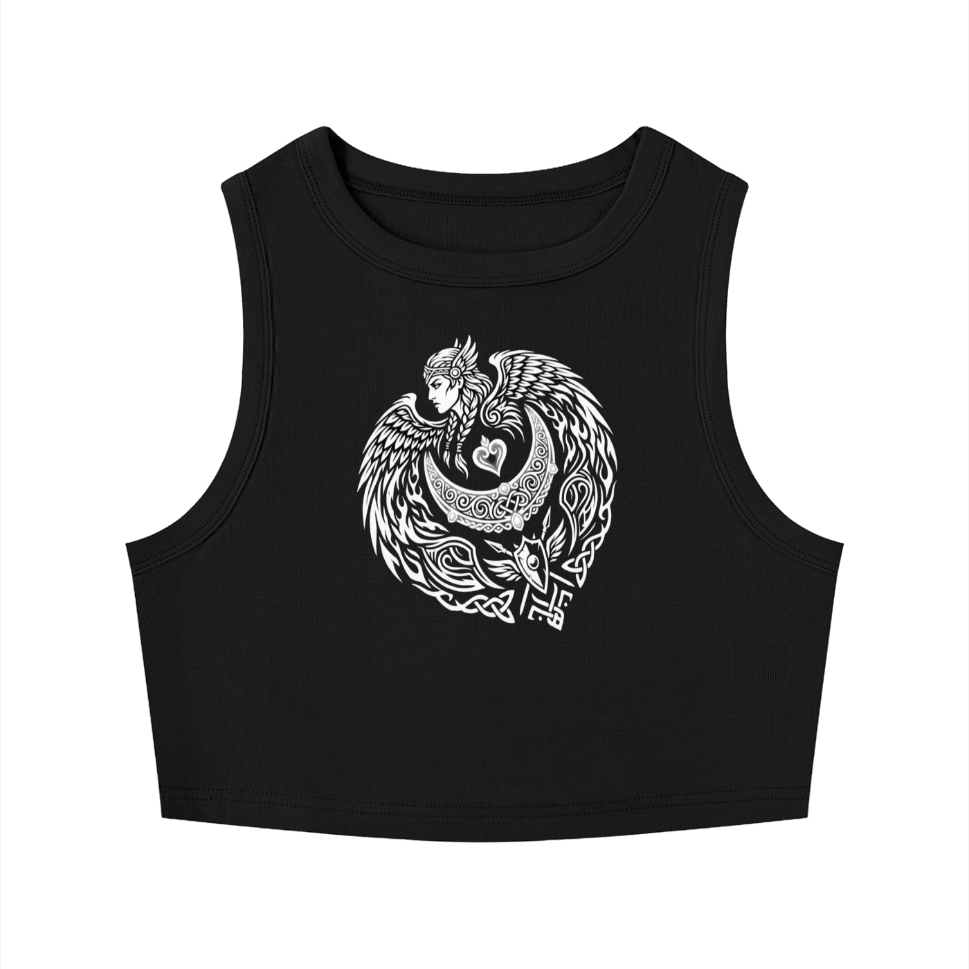 Freyja Tight Crewneck Crop Tank Top